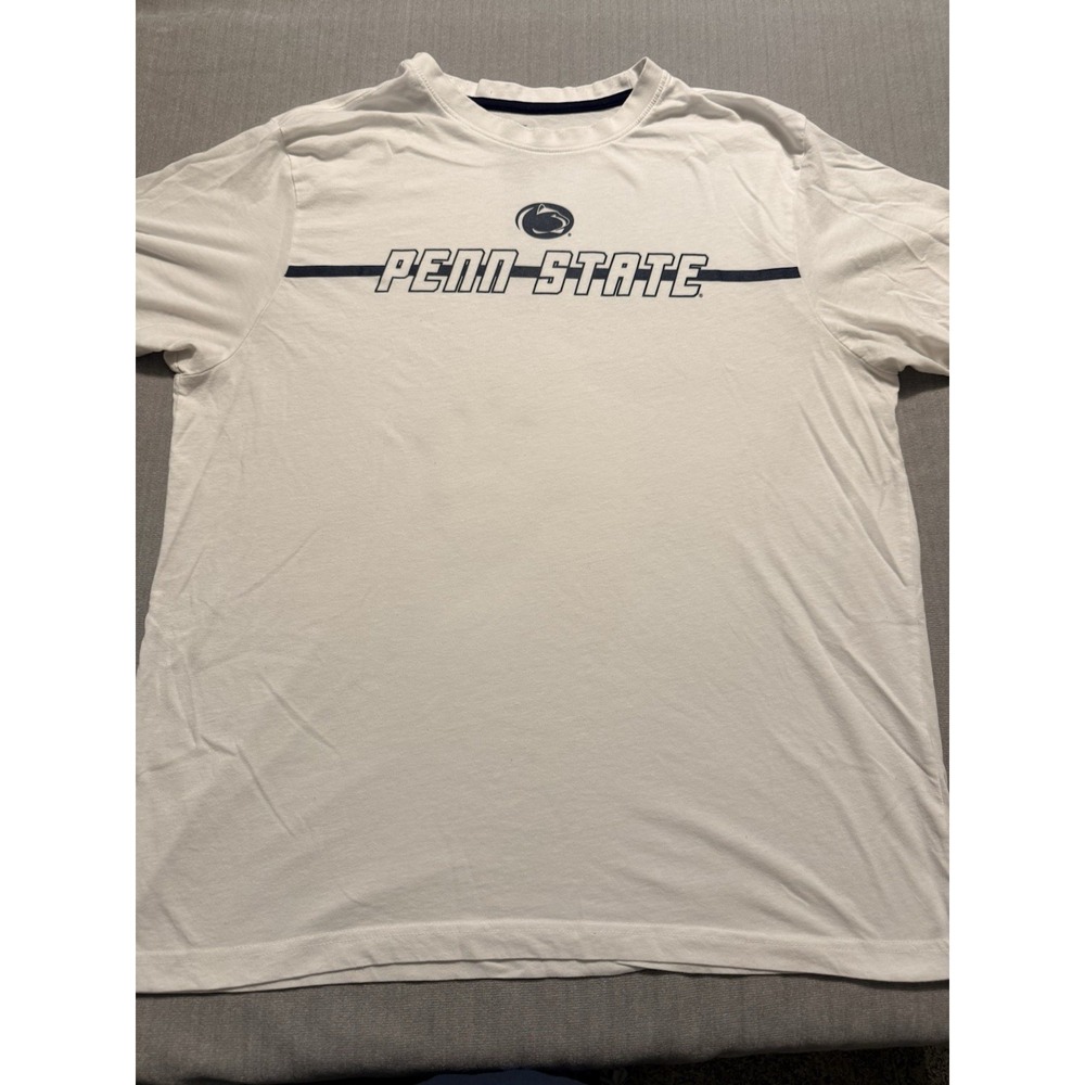 Penn State Nittany Lions Colosseum Mens XXL White PSU T Shirt 2XL